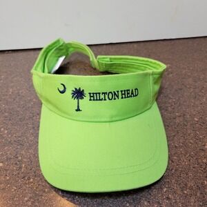 Shade Shack Hilton Head Visor Hat Unisex One Size Green Adjustable Strapback